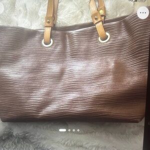 Dooney & Bourke Brown leather tote bag